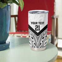 New Zealand Football Custom Tumbler Cup All White Fern Go Champions