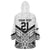 New Zealand Football Custom Wearable Blanket Hoodie All White Fern Go Champions