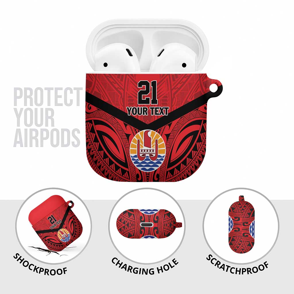 Tahiti Football Custom AirPods Case Toa Aito Go Champions - Polynesian Pride