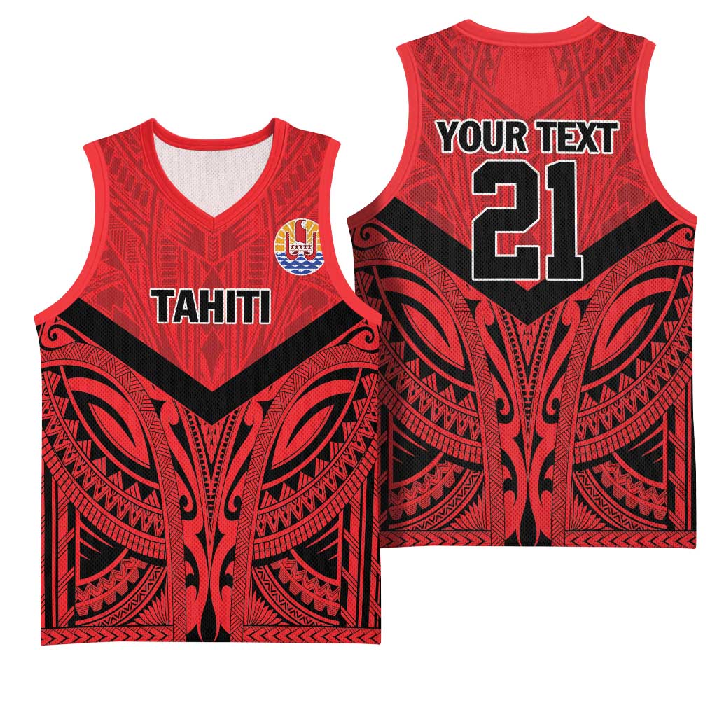 Tahiti Football Custom Basketball Jersey Toa Aito Go Champions - Polynesian Pride