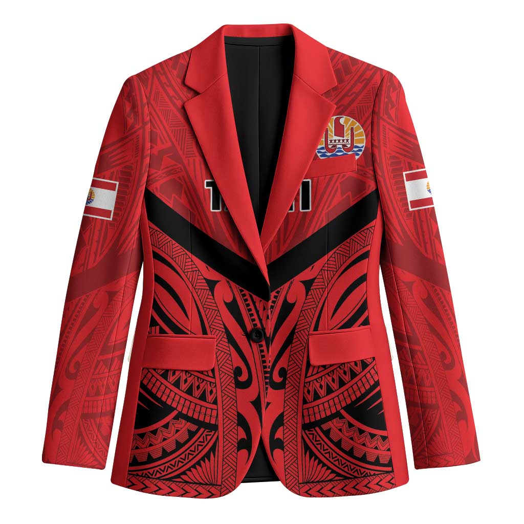 Tahiti Football Custom Blazer Toa Aito Go Champions - Polynesian Pride