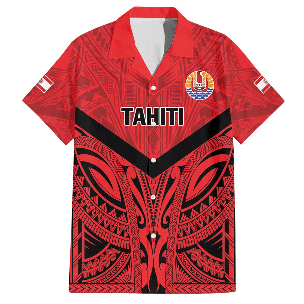 Tahiti Football Custom Family Matching Short Sleeve Bodycon Dress and Hawaiian Shirt Toa Aito Go Champions
