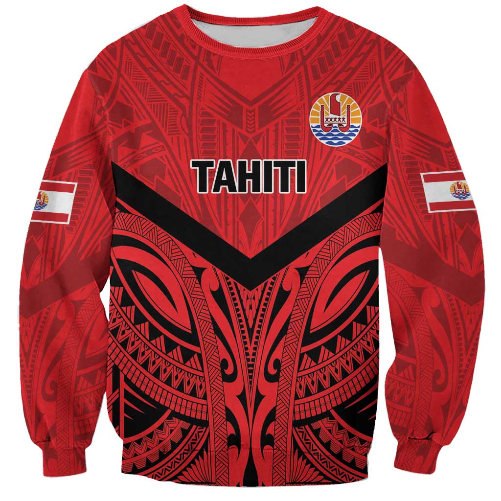 Tahiti Football Custom Sweatshirt Toa Aito Go Champions