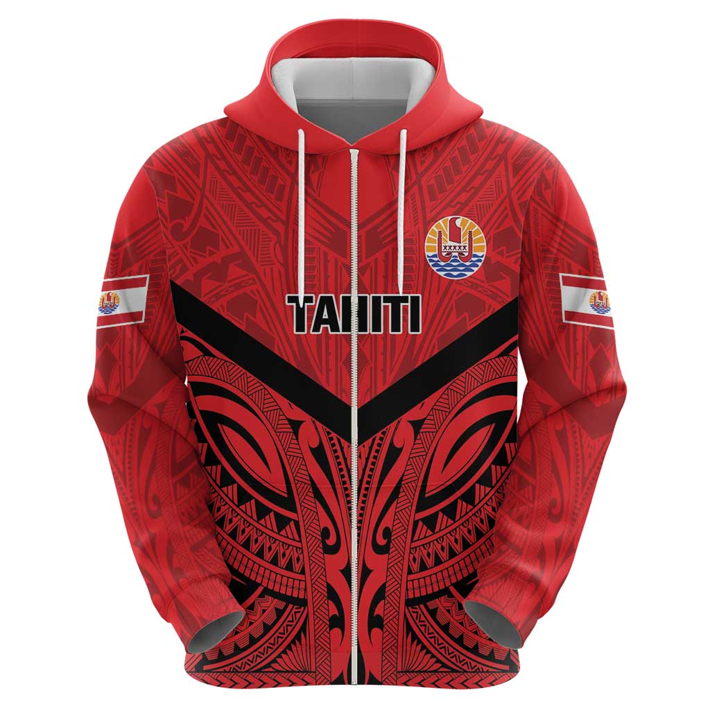 Tahiti Football Custom Zip Hoodie Toa Aito Go Champions