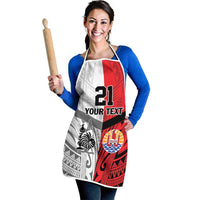 New Caledonia-Tahiti Football Custom Apron Together Go Champions - Polynesian Pride