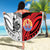 New Caledonia-Tahiti Football Custom Beach Blanket Together Go Champions