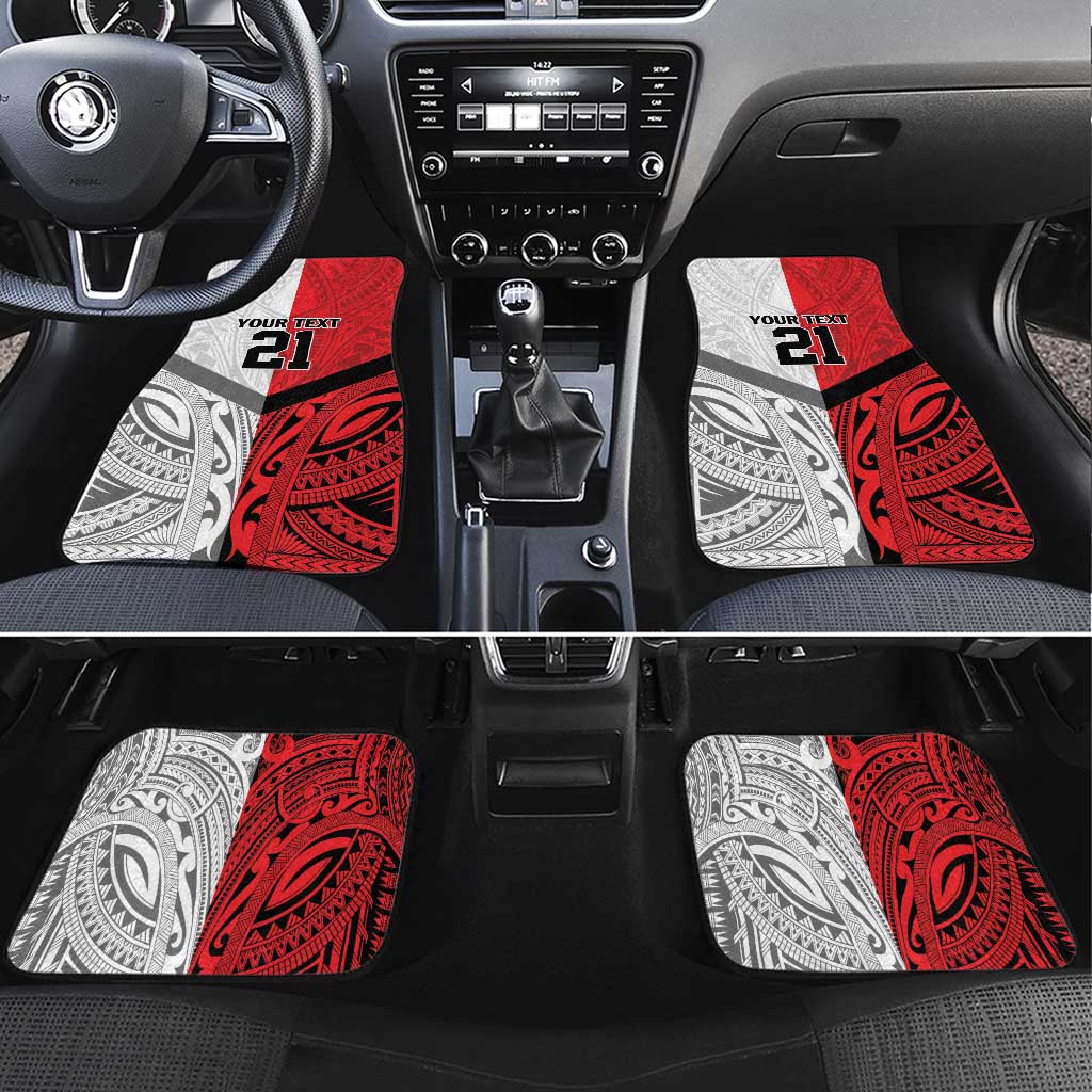 New Caledonia-Tahiti Football Custom Car Mats Together Go Champions