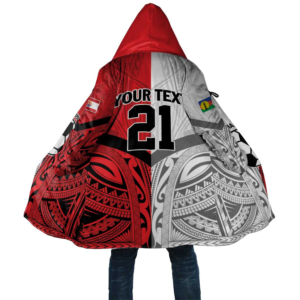 New Caledonia-Tahiti Football Custom Cloak Together Go Champions - Polynesian Pride