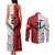 New Caledonia-Tahiti Football Custom Couples Matching Tank Maxi Dress and Long Sleeve Button Shirt Together Go Champions