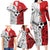 New Caledonia-Tahiti Football Custom Family Matching Long Sleeve Bodycon Dress and Hawaiian Shirt Together Go Champions