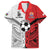 New Caledonia-Tahiti Football Custom Family Matching Off The Shoulder Long Sleeve Dress and Hawaiian Shirt Together Go Champions