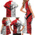 New Caledonia-Tahiti Football Custom Family Matching Short Sleeve Bodycon Dress and Hawaiian Shirt Together Go Champions