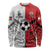 New Caledonia-Tahiti Football Custom Long Sleeve Shirt Together Go Champions