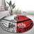 New Caledonia-Tahiti Football Custom Round Carpet Together Go Champions