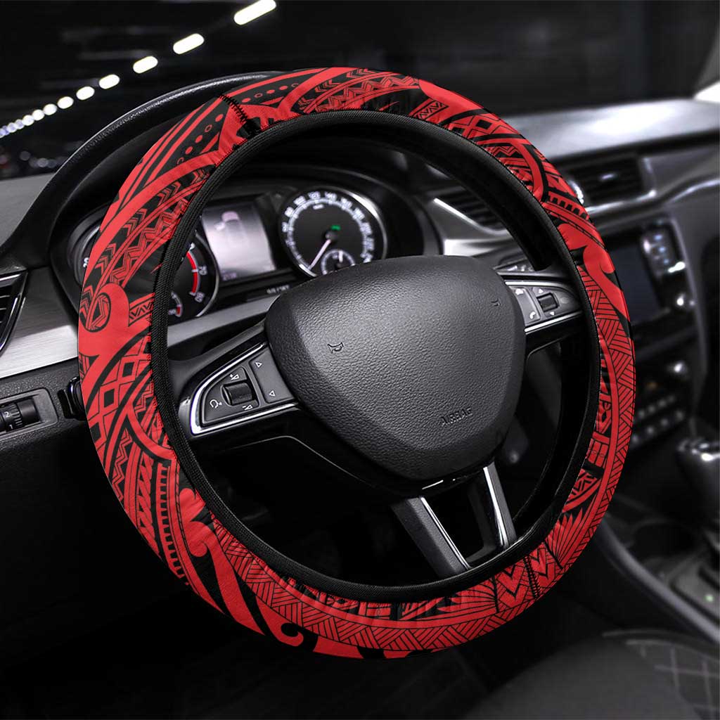 New Caledonia-Tahiti Football Steering Wheel Cover Together Go Champions