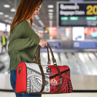 New Caledonia-Tahiti Football Custom Travel Bag Together Go Champions - Polynesian Pride