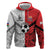 New Caledonia-Tahiti Football Custom Zip Hoodie Together Go Champions