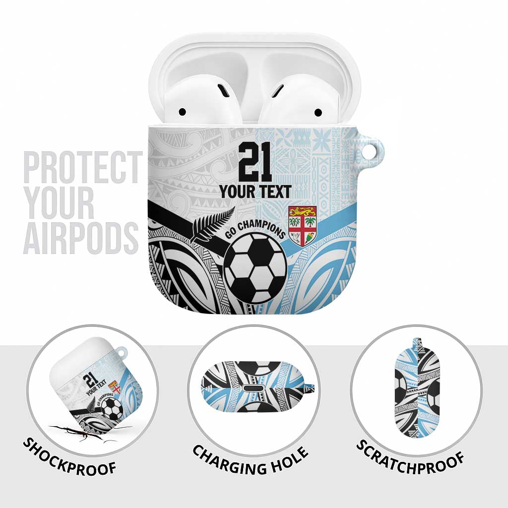 New Zealand-Fiji Football Custom AirPods Case Together Go Champions - Polynesian Pride