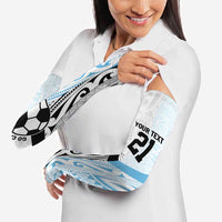 New Zealand-Fiji Football Custom Arm Sleeves Together Go Champions - Polynesian Pride