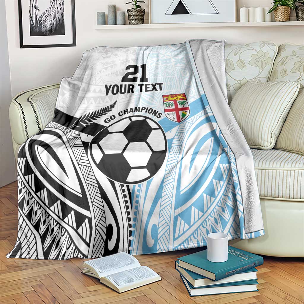 New Zealand-Fiji Football Custom Blanket Together Go Champions