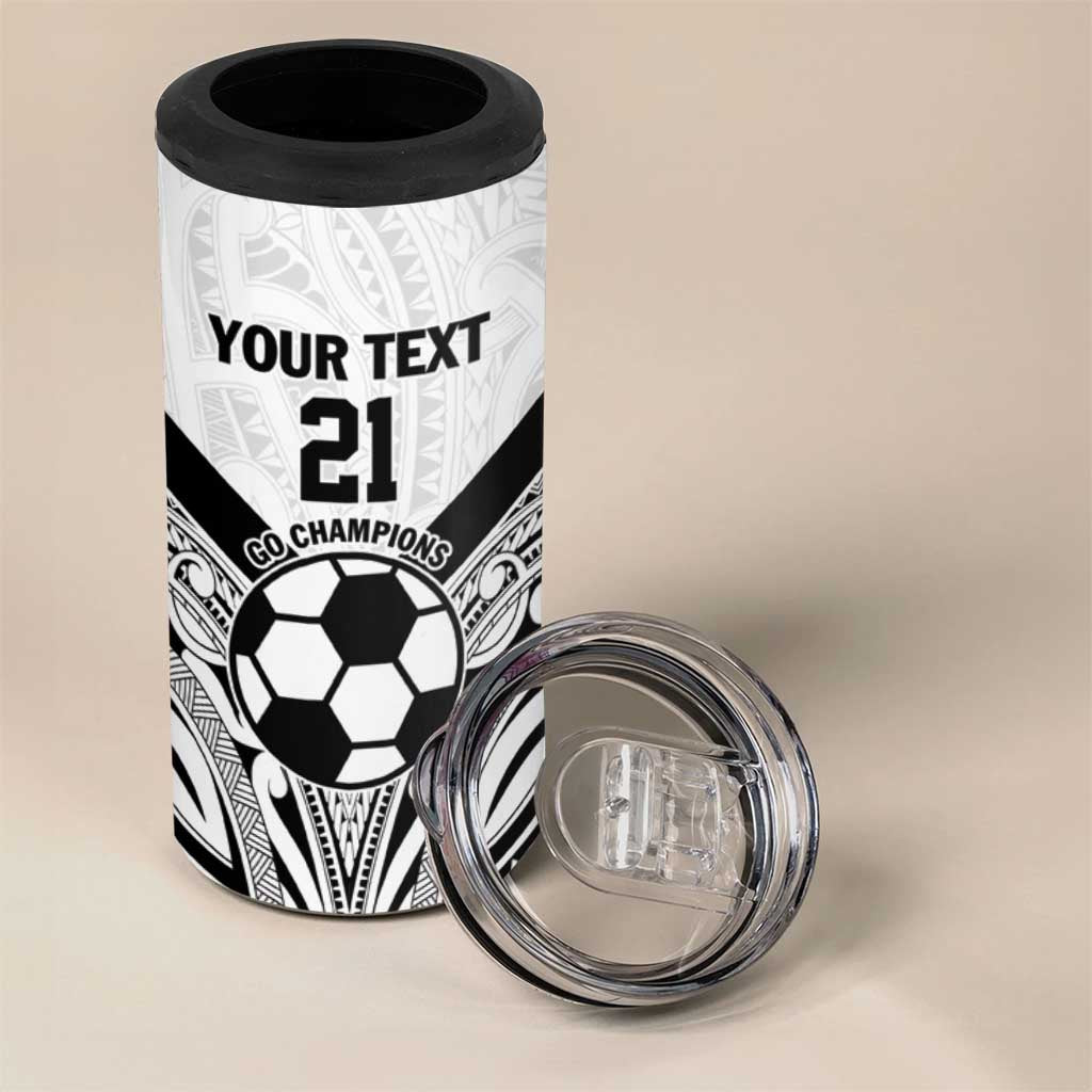 New Zealand-Fiji Football Custom 4 in 1 Can Cooler Tumbler Together Go Champions