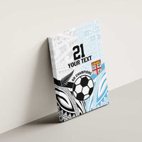 New Zealand-Fiji Football Custom Canvas Wall Art Together Go Champions