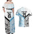 New Zealand-Fiji Football Custom Couples Matching Off Shoulder Maxi Dress and Hawaiian Shirt Together Go Champions