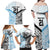 New Zealand-Fiji Football Custom Family Matching Off Shoulder Maxi Dress and Hawaiian Shirt Together Go Champions