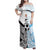 New Zealand-Fiji Football Custom Family Matching Off Shoulder Maxi Dress and Hawaiian Shirt Together Go Champions