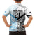 New Zealand-Fiji Football Custom Family Matching Off Shoulder Short Dress and Hawaiian Shirt Together Go Champions