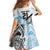 New Zealand-Fiji Football Custom Family Matching Off Shoulder Short Dress and Hawaiian Shirt Together Go Champions