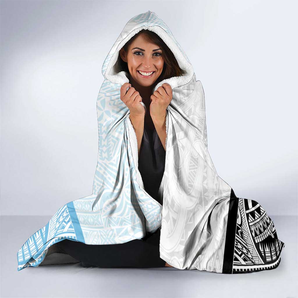 New Zealand-Fiji Football Custom Hooded Blanket Together Go Champions