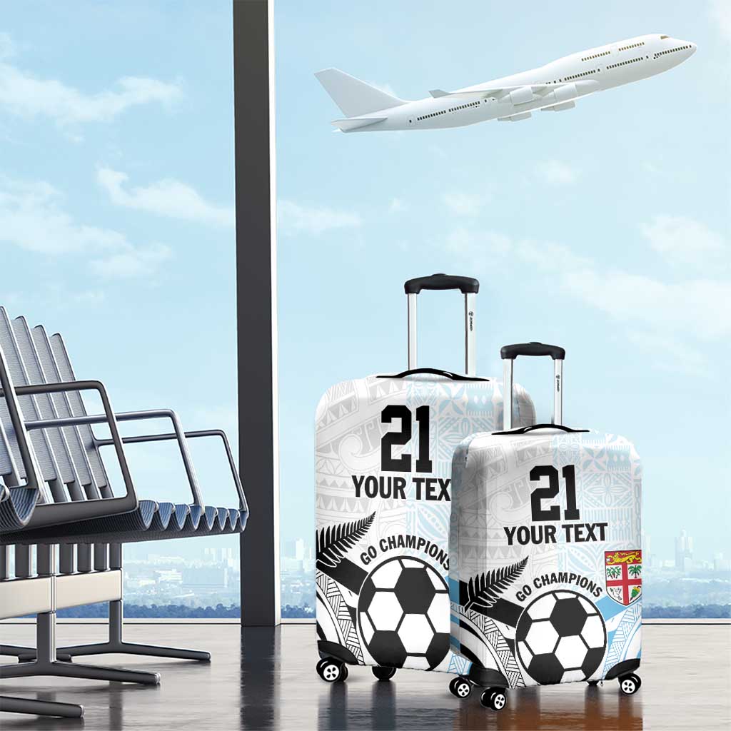 New Zealand-Fiji Football Custom Luggage Cover Together Go Champions