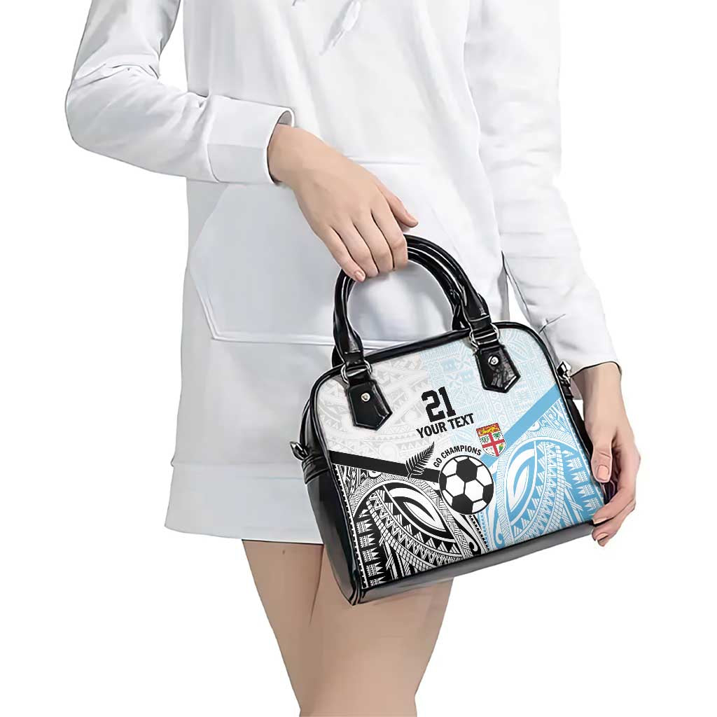 New Zealand-Fiji Football Custom Shoulder Handbag Together Go Champions