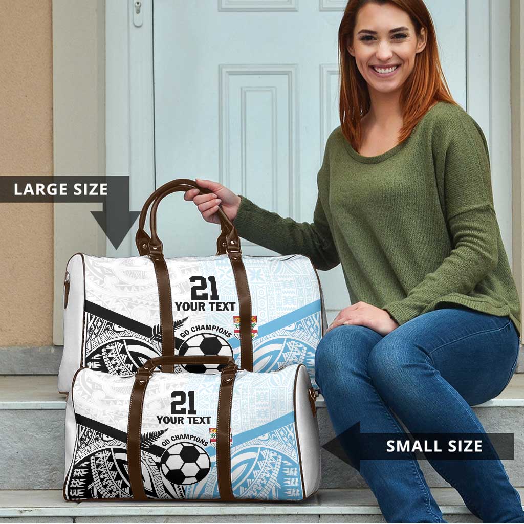 New Zealand-Fiji Football Custom Travel Bag Together Go Champions - Polynesian Pride