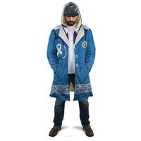 New Zealand Nurses Week Cloak Maori Kowhaiwhai Blue Tribal