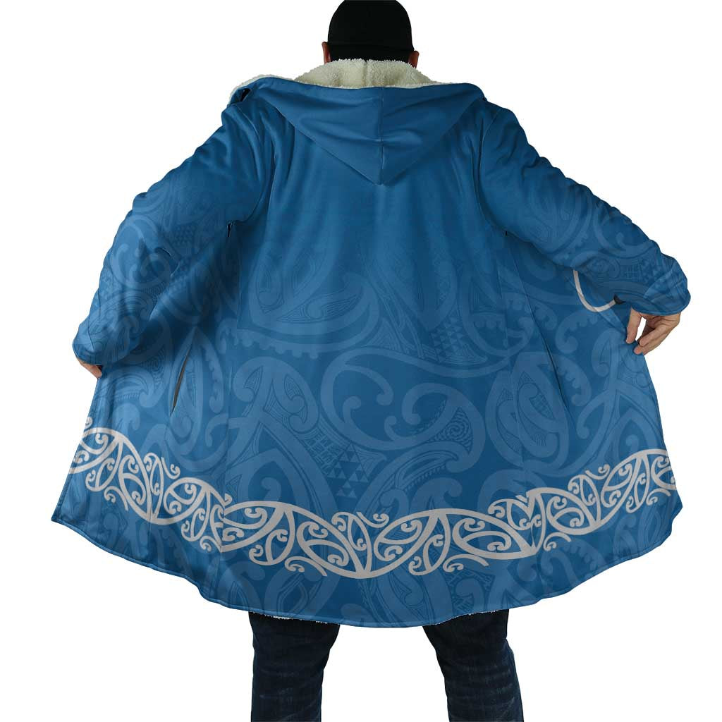 New Zealand Nurses Week Cloak Maori Kowhaiwhai Blue Tribal