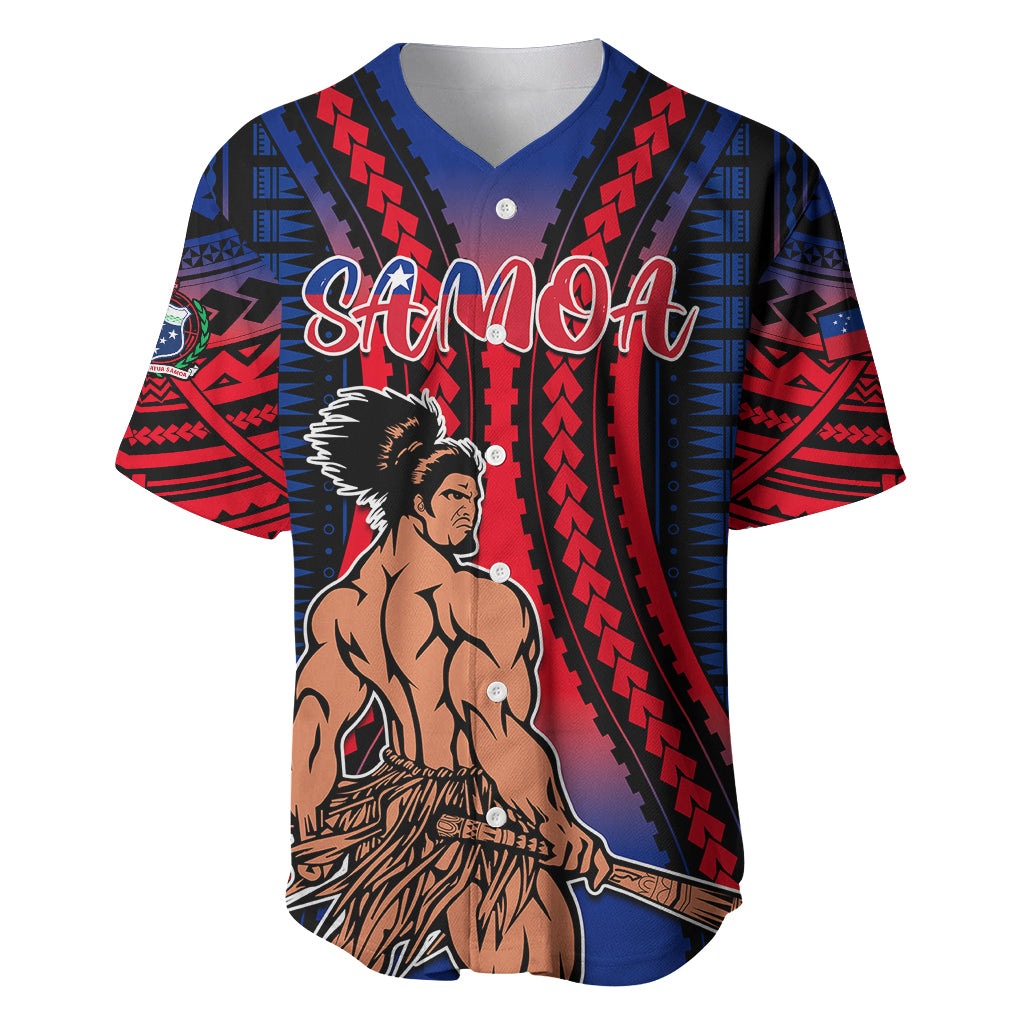 Polynesian Samoa Independence Day Baseball Jersey Polynesian Pacific Tribal LT9 Gradient - Polynesian Pride