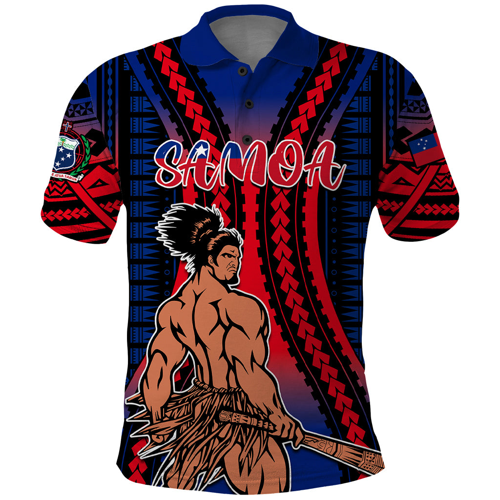 Polynesian Samoa Independence Day Polo Shirt Polynesian Pacific Tribal LT9 Gradient - Polynesian Pride