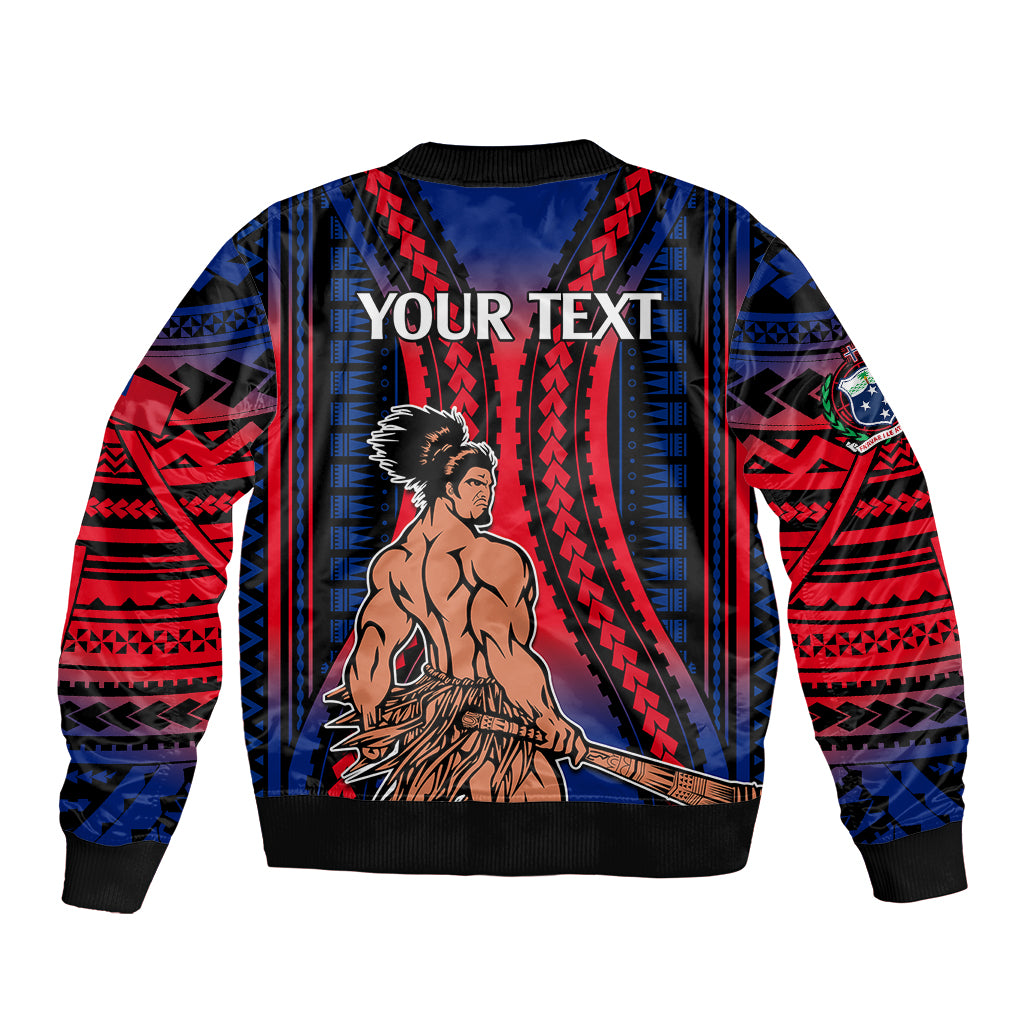 Custom Polynesian Samoa Independence Day Bomber Jacket Polynesian Pacific Tribal LT9 - Polynesian Pride