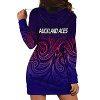New Zealand Auckland Cricket Hoodie Dress Maori Traditional Ethnic Style LT9 - Polynesian Pride