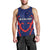 New Zealand Auckland Cricket Men Tank Top Polynesian with Maori Koru LT9 - Polynesian Pride