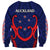 New Zealand Auckland Cricket Sweatshirt Polynesian with Maori Koru LT9 - Polynesian Pride
