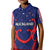 (Custom Text And Number) New Zealand Auckland Cricket Kid Polo Shirt Polynesian with Maori Koru LT9 Kid Blue - Polynesian Pride