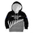 New Zealand Cricket Kid Hoodie Black Cap Sporty Style No1 LT9 Hoodie Black - Polynesian Pride