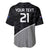 (Custom Text And Number) New Zealand Cricket Baseball Jersey Black Cap Sporty Style No1 LT9 - Polynesian Pride