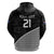 (Custom Text and Number) New Zealand Cricket Hoodie Black Cap Sporty Style No1 LT9 - Polynesian Pride