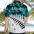 New Zealand Cricket Hawaiian Shirt Black Cap Sporty Style No2 LT9 - Polynesian Pride