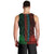 African Dashiki Men Tank Top With Polynesian Pattern - Half Green and Red LT9 - Polynesian Pride