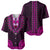 African Dashiki Baseball Jersey With Polynesian Pattern - Pink LT9 - Polynesian Pride